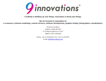 Tablet Screenshot of 9innovations.com